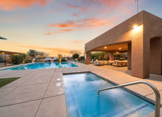 Spacious Spa at Avilla Preserve Apartment Homes in Tucson Arizona
