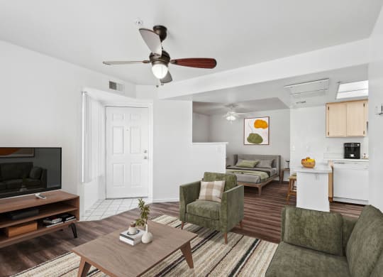 Studio Floorplan at Stone Ridge Apartments in Bullhead City