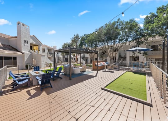 Sun Deck at Haven at Arrowhead Apartment Homes in Glendale Arizona