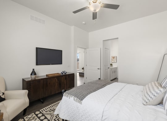 Two Bedroom Bedroom at Casitas Catalina Apartments in Tucson
