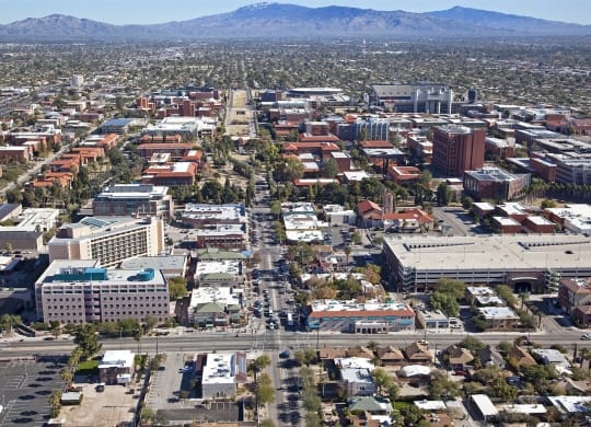 University Blvd near The Links at 4th Ave Apartments in Tucson AZ 2021