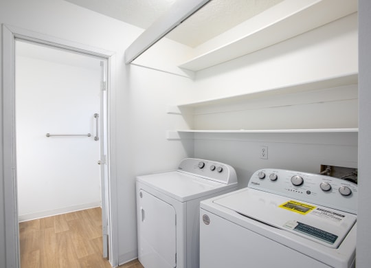 Washer and Dryer at Vista Grande Senior Living Apartments