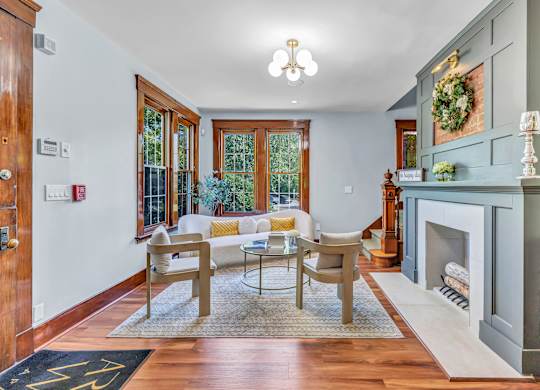 Clubroom With Fireplace at Ardenwood Apartments, North Haven, CT