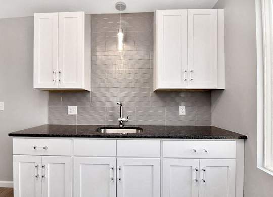 Sink and cabinets at Springwood Gardens, New Britain, 06053