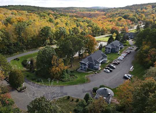 Aerial View at Woodbury Knoll, Woodbury Connecticut