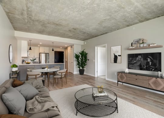 EO Madison Yards Living and Kitchen