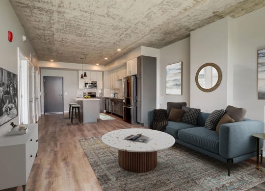 EO Madison Yards A7 Living Room