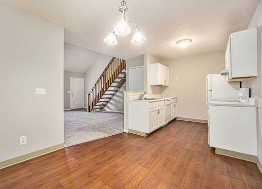 The Vista Apartments and Townhomes Kitchen Area