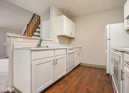The Vista Apartments and Townhomes Renovated Kitchen
