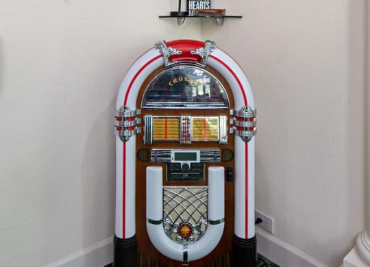 a jukebox in the corner of a roomat Arbor Oaks at Greenacres, Florida, 33467
