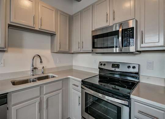 All Electric Kitchen at The Tower Apartments, Alabama
