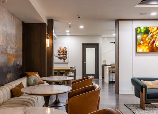 Resident lounge at 2020 Providence in Huntsville, AL