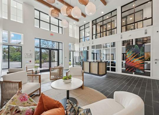 Leasing center and clubhouse at Tapestry University Park in Sarasota, FL