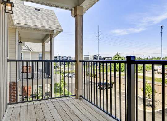 Private Apartment Balcony At Austin Place Apartments