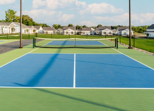 tennis and pickle ball court cottage at Anthem Apartments and Cottages in Huntsville, Alabama