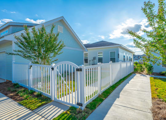 cottage with fenced side yard at Anthem Luxury Rentals and Apartments in Huntsville, AL