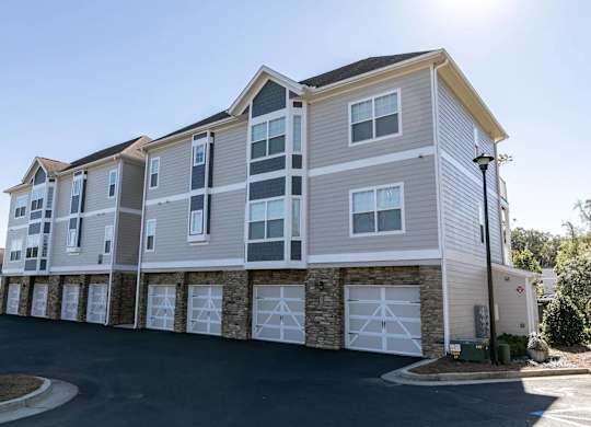 Attached garages at Magnolia Preserve in Dothan, AL