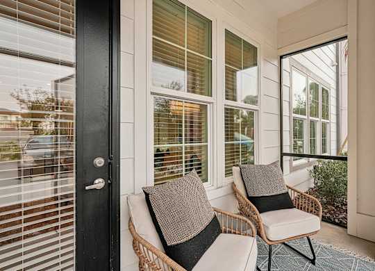 screened patio at Tapestry University Park in Sarasota, FL