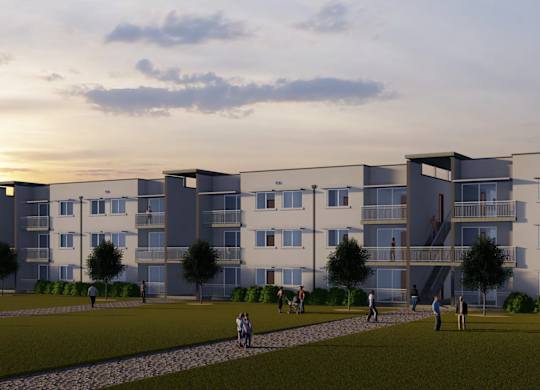 Exterior building rendering of The Renaissance Naples, FL