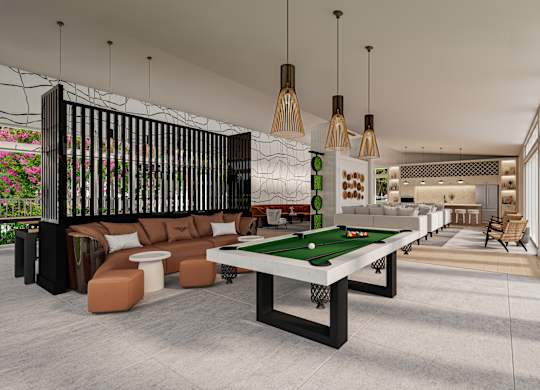 Resident social lounge at The Renaissance Naples, FL
