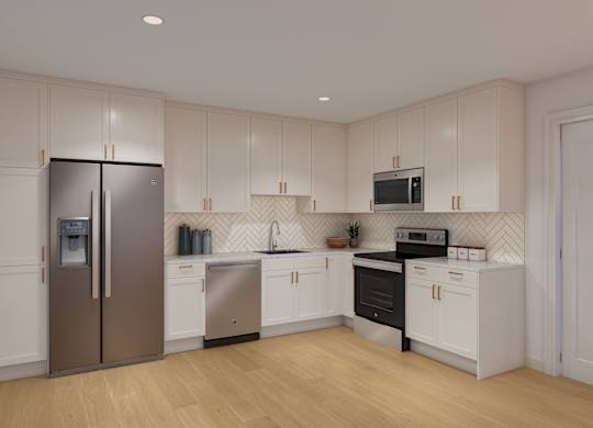 Modern kitchen design at The Renaissance Naples, FL