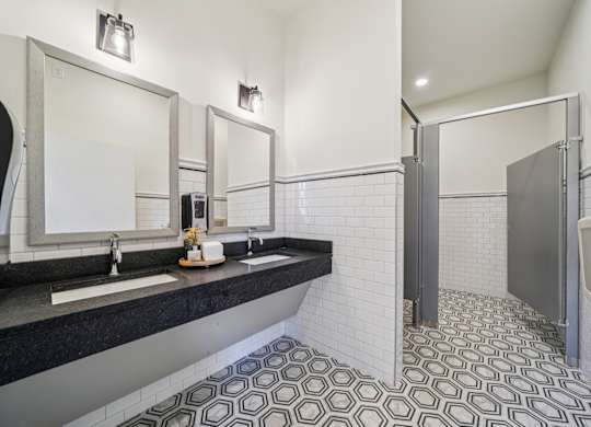 Pool restrooms at Turnberry Park Apartments in Gardendale, AL