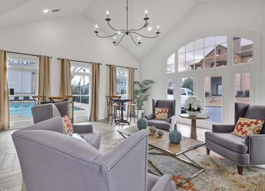 Community clubhouse at Village at Caldwell Mill in Birmingham, AL