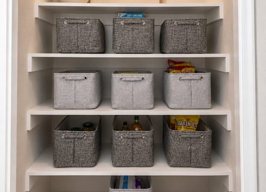 Interior storage space at Townhomes at Princeton Meadows, townhomes in Princeton, TX