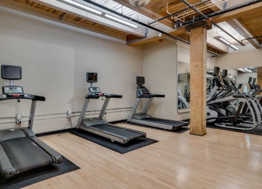 Gym at C&E Living in St Paul, MN
