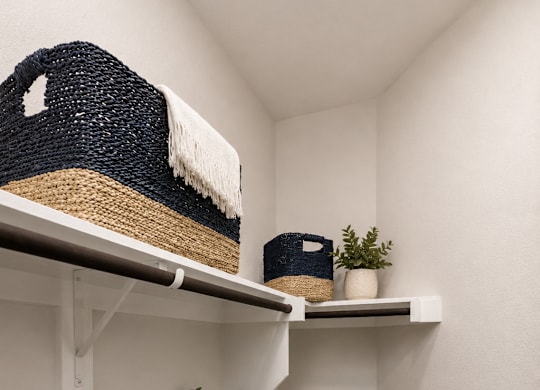 A room with a shelves at Townhomes at Princeton Meadows
