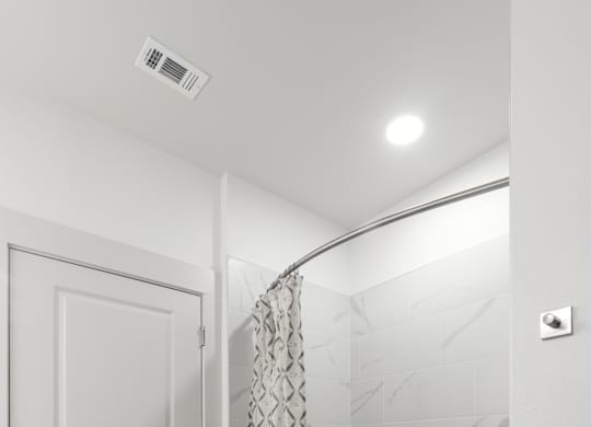a bathroom with a large soaking tub