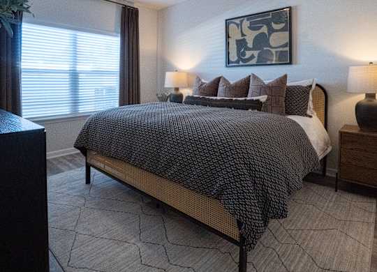 Primary Bedroom with king size bed