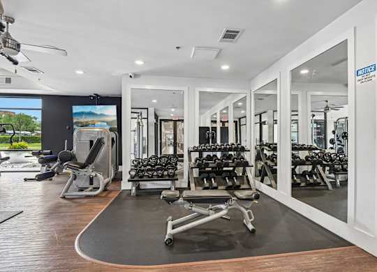 Markethaus 3700 Athletic Club Gym with Free Weights