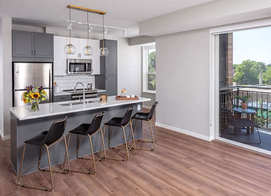 Kitchen Island -  at Harper Apartments in St Paul, MN