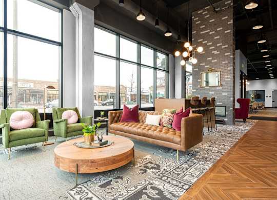 Indoor lounge  at Harper Apartments in St Paul, MN at Harper Apartments in St Paul, MN