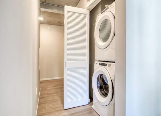 In-unit washer and dryer