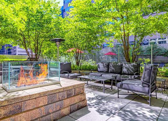 Fire Pits & Heat Lamps on the Outdoor Sundeck