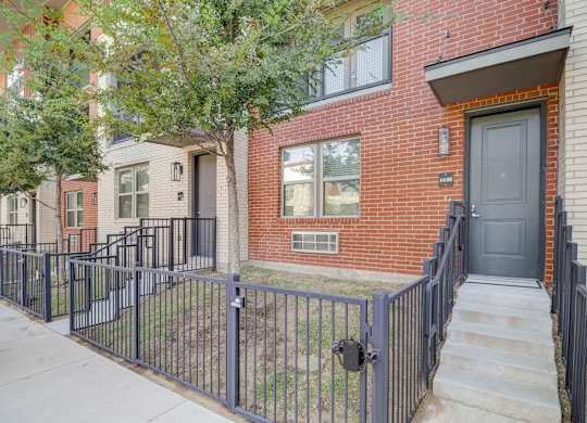 Townhome Entrance and Patio