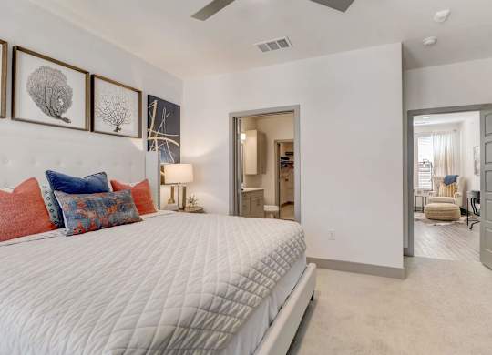 Townhome Bedroom with Carpet
