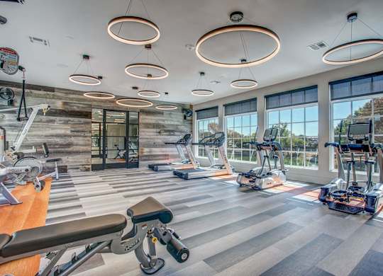 Fitness Center with Cardio Equipment