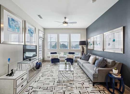 The Arts model living room