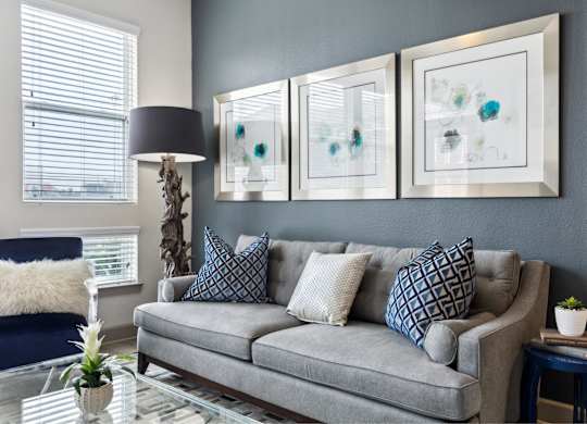The Arts model living room
