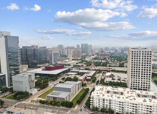 The Arts neighborhood skyline