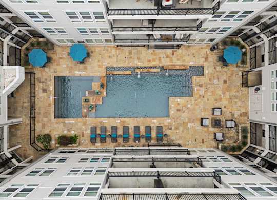 The Arts pool aerial
