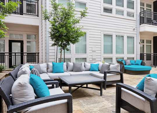 The Arts community patio