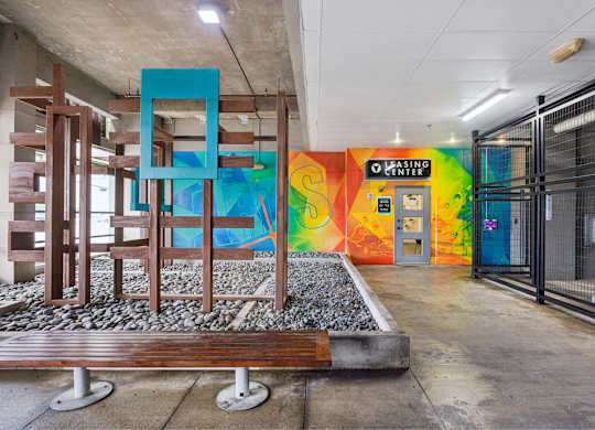 Parking garage exterior