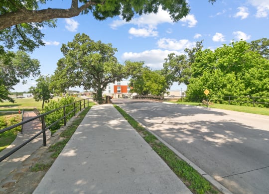 Walking trail at Canvas at Willow Park