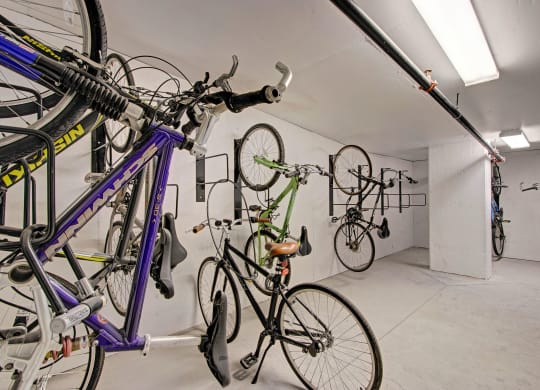 Velo on the Boulevard bike storage, Weidner Real Estate Properties