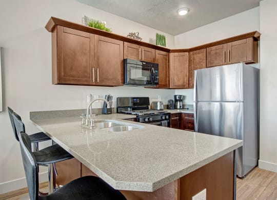 Velo on the Boulevard Kitchen, Weidner Real Estate Properties