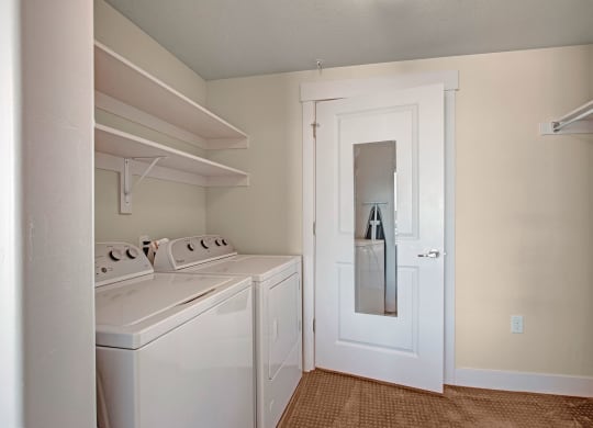 Velo on the Boulevard in-unit laundry, Weidner Real Estate Properties
